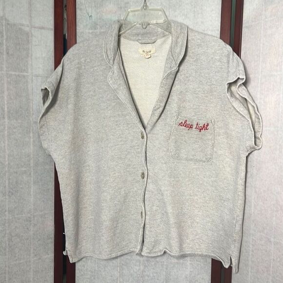 MADEWELL SLEEPTIGHT PAJAMAS TOP SIZE M - Picture 2 of 7